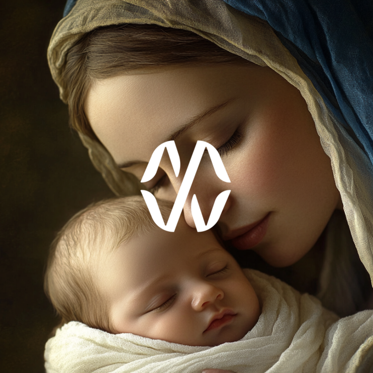 Mary Holdling Baby Jesus