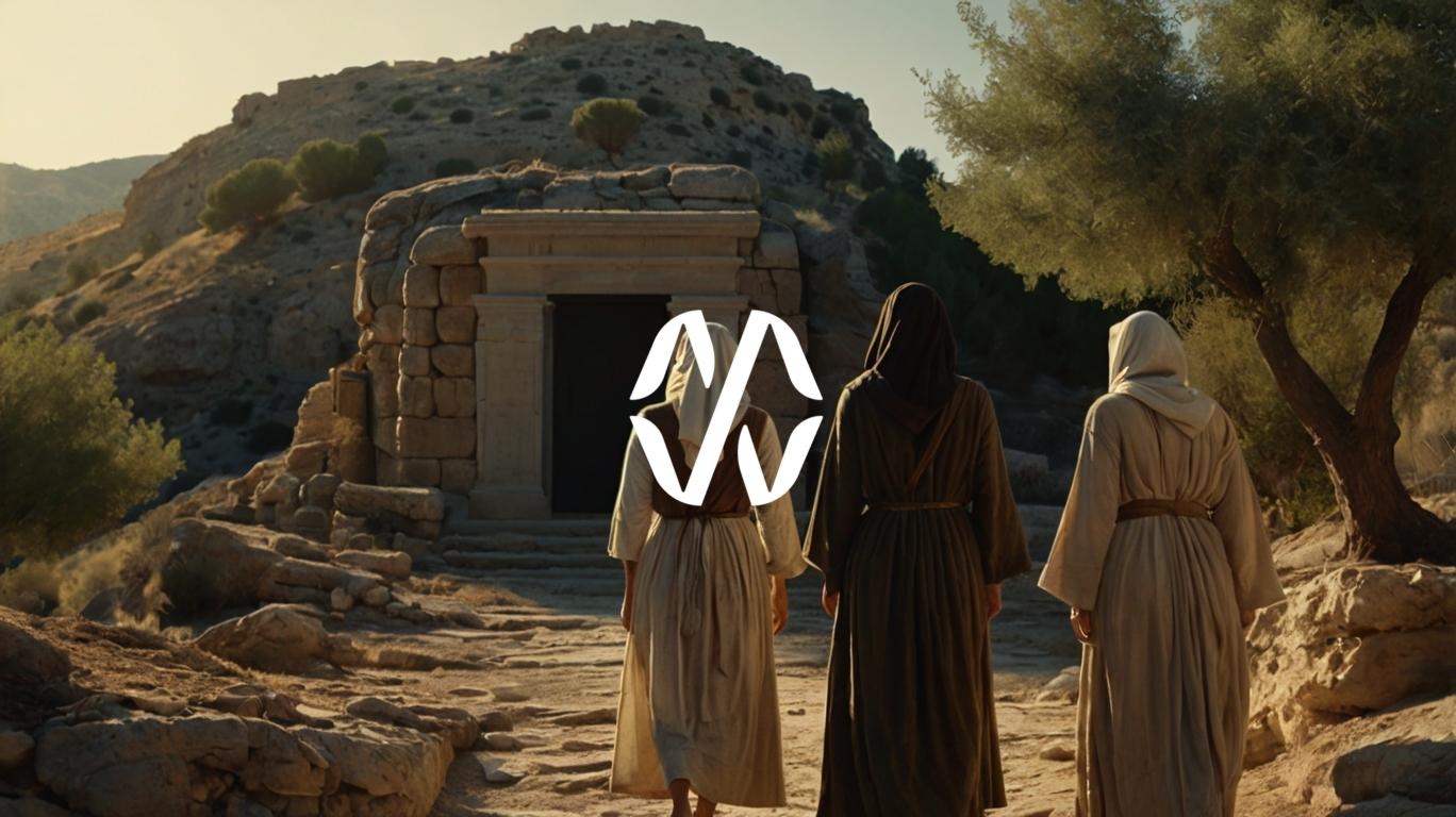 Women Standing Outside Jesus_ Tomb