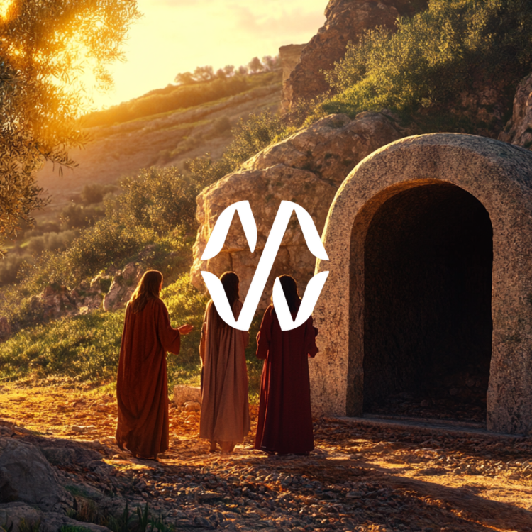 Women Standing Outside Jesus' Tomb 2
