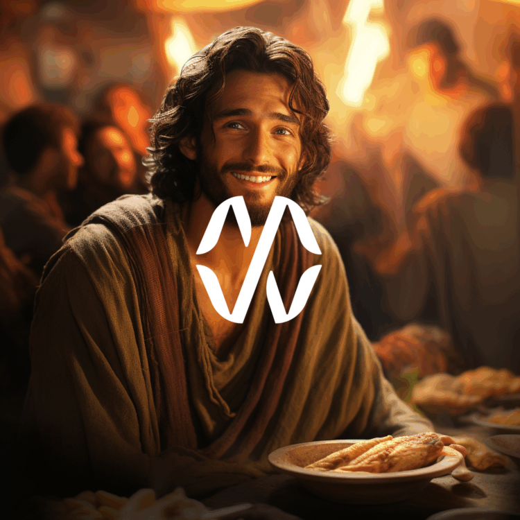 Jewish Man Eating at a Table 2