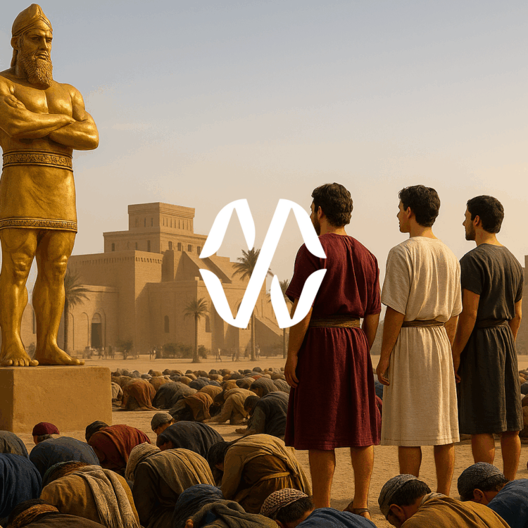 Three Hebrew Boys and the Golden Statue